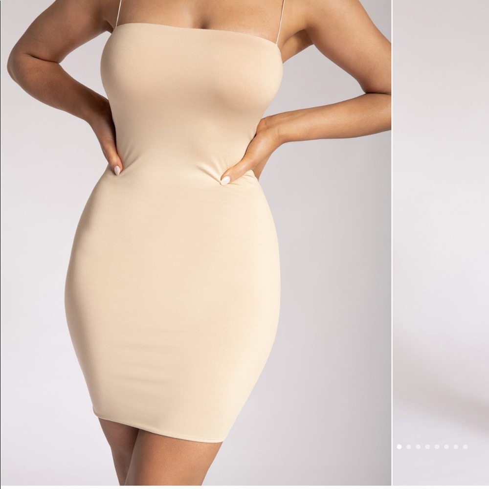 Meshki Mia Dress in nude